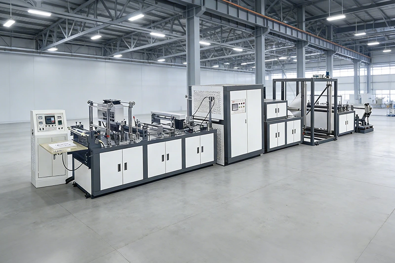 Millised on mittekootud kottide valmistamise masinate omadused?