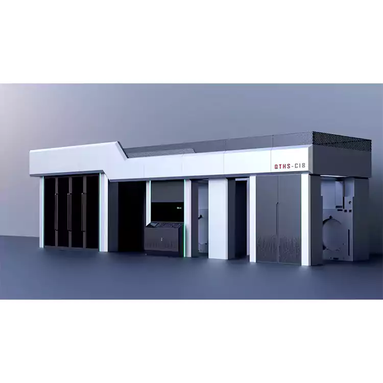 8 värvi täisservoajamiga kesktrummel Flexo trükimasin